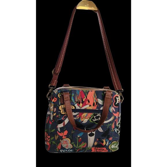 Sak Roots cloth retro design shoulder bag handbag - Picture 1 of 7
